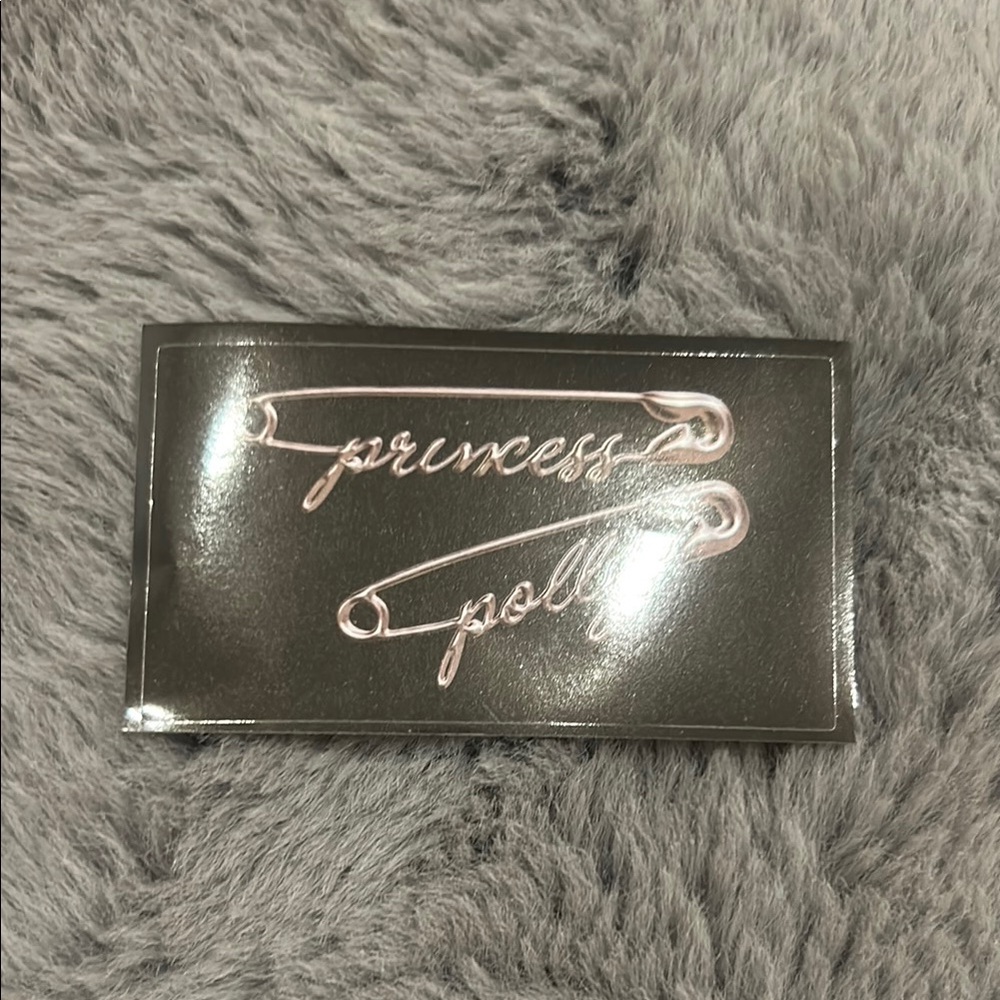 Princess Polly Silver Safety Pin Earrings Sticker